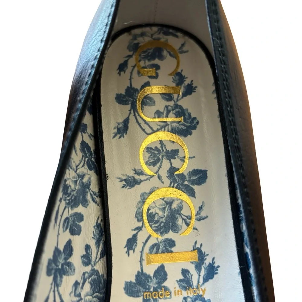 Gucci Leather Ballet Flat Size 40.5 or 10.5 GUC - Picture 7 of 16